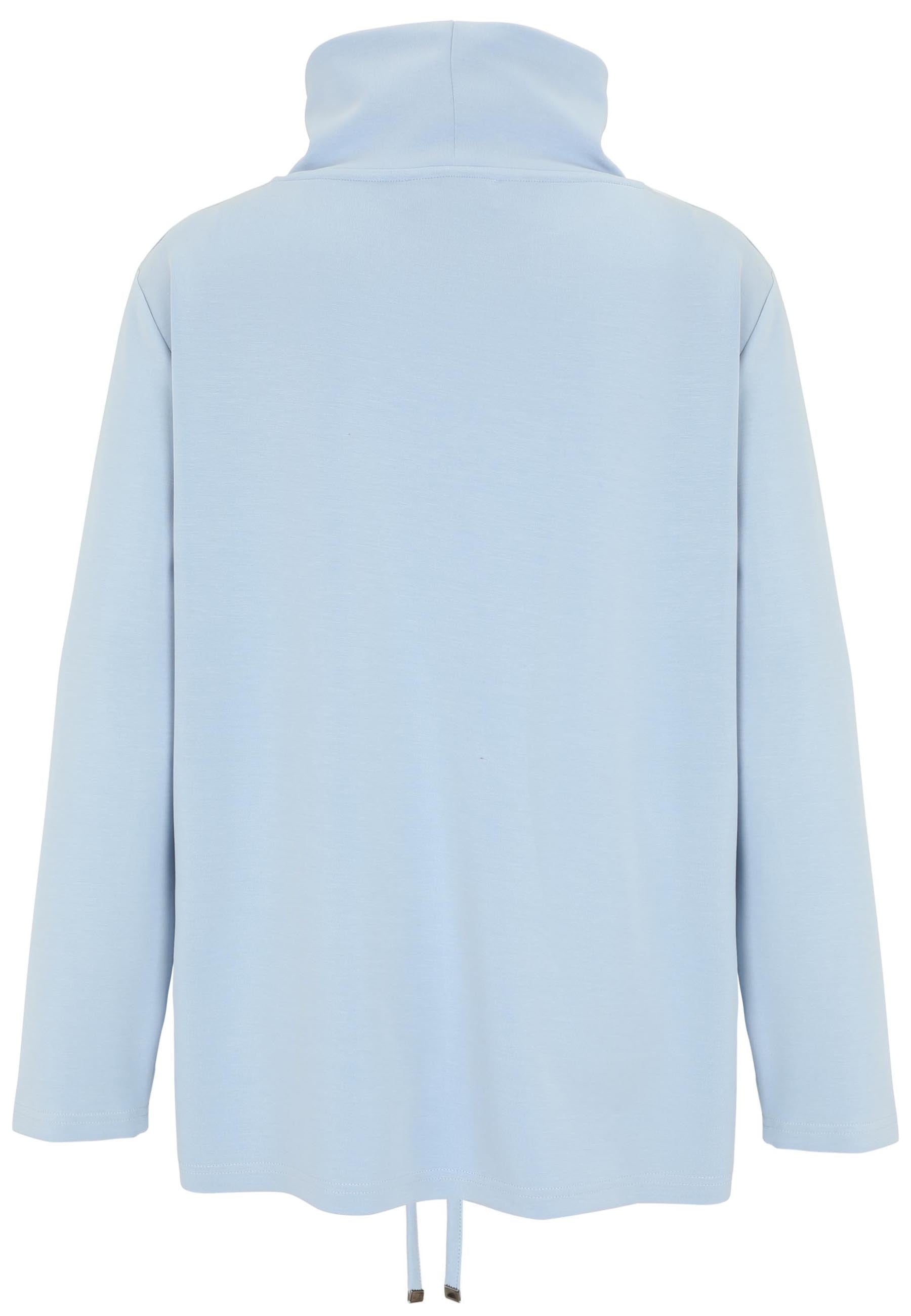 Sweatshirt aus Modal-Mix - 58-Hellblau - Blau