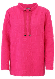 Sweatshirt aus Viskosemix - 42-Pink - Pink