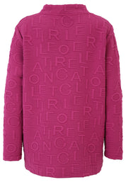 Sweatshirt aus Viskosemix - 45-Beere - Rosa