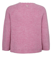 Strick-Cardigan aus Wollmix - 2535 - Rosa