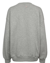Sweatshirt oversized aus Baumwollmix - 0510 - Grau