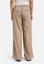 Schlupfhose Wide Leg - 920-MINK - Braun
