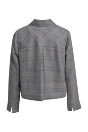 Blazerjacke kariert - 1920-MINK PRINT - Grau