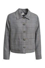 Blazerjacke kariert - 1920-MINK PRINT - Grau