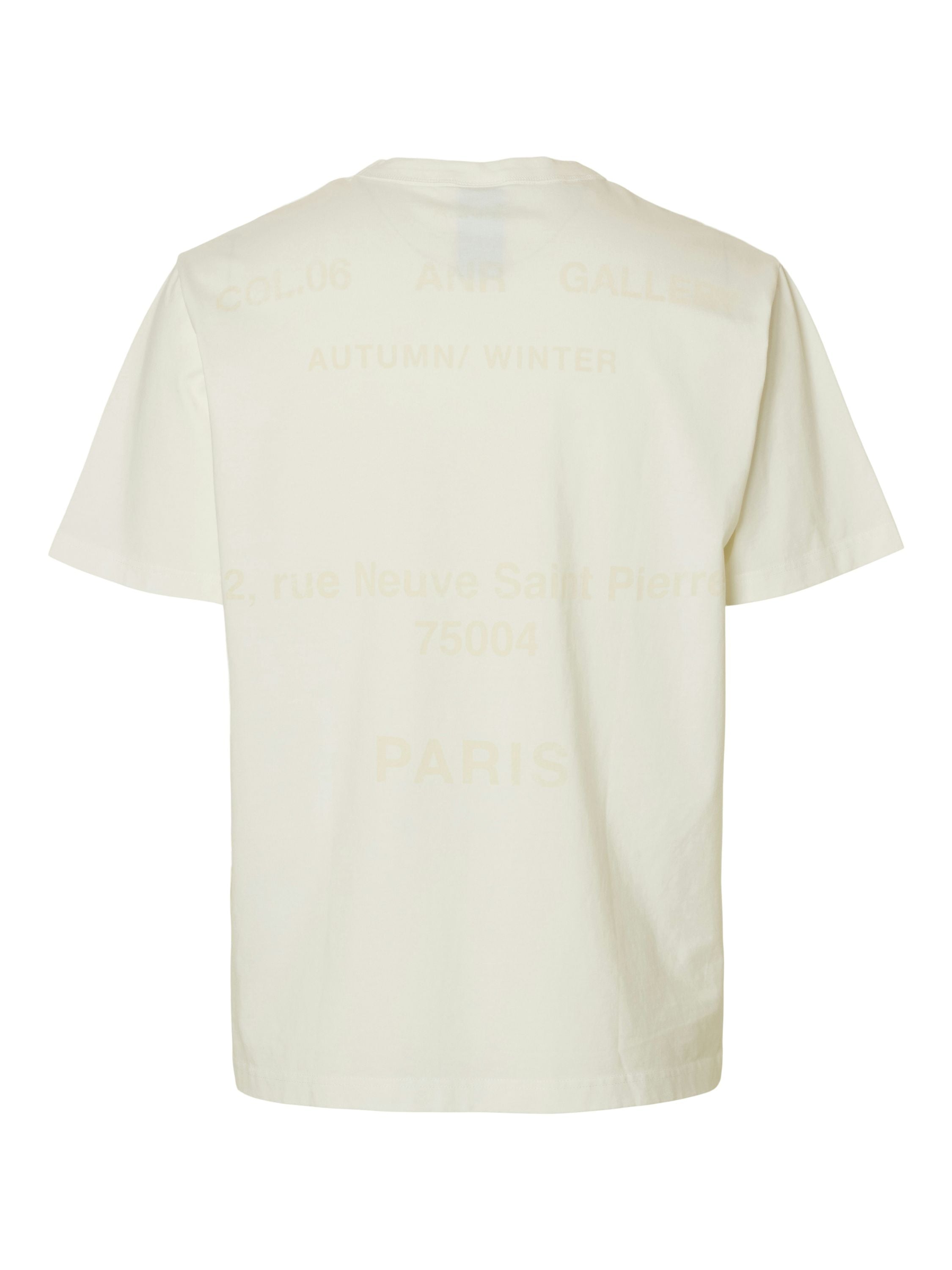 T-Shirt aus Bio-Baumwolle - Cloud Dancer/PARIS - Weiß