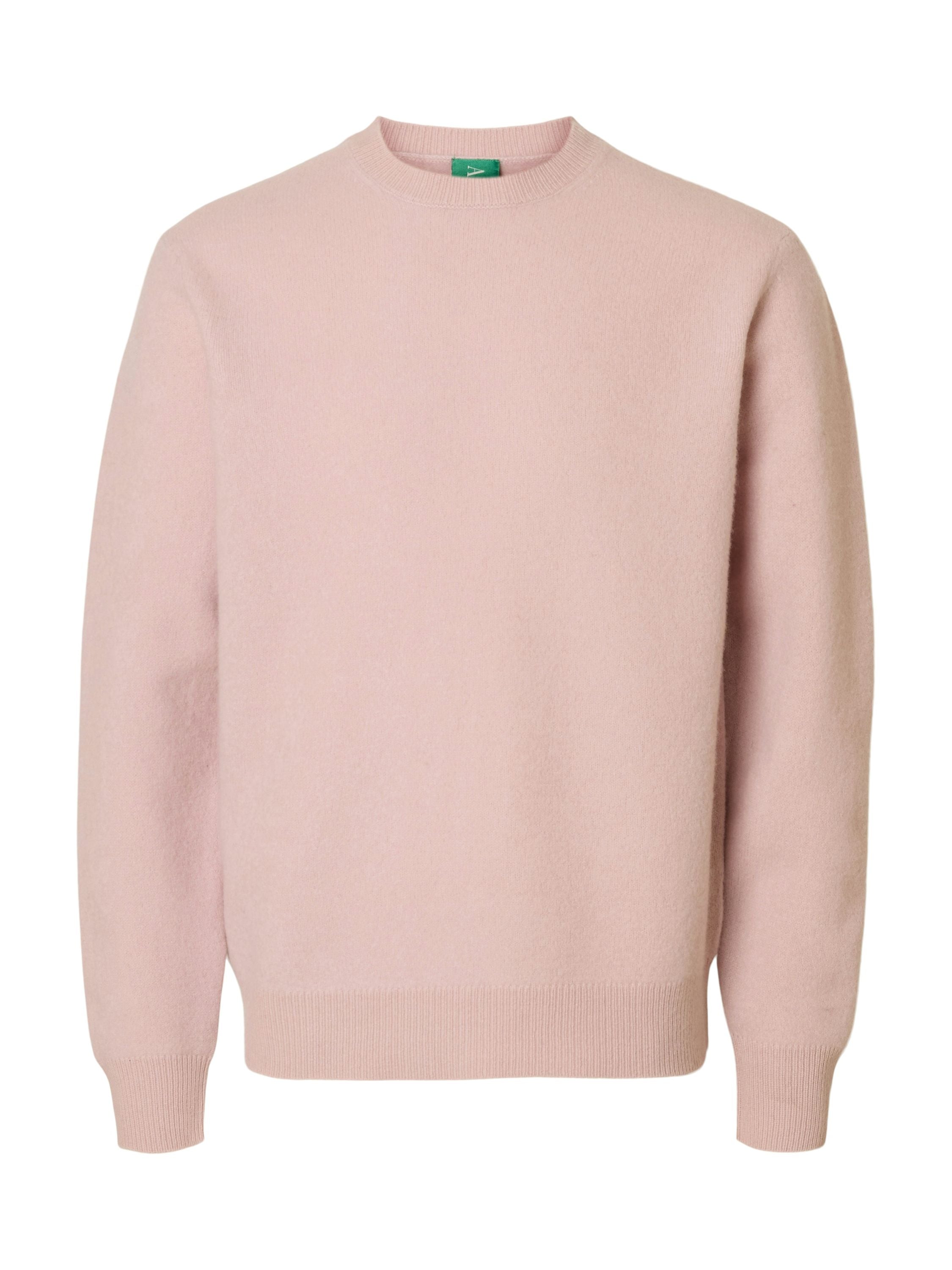 Strickpullover aus Meriniowolle - Barely Pink - Rosa