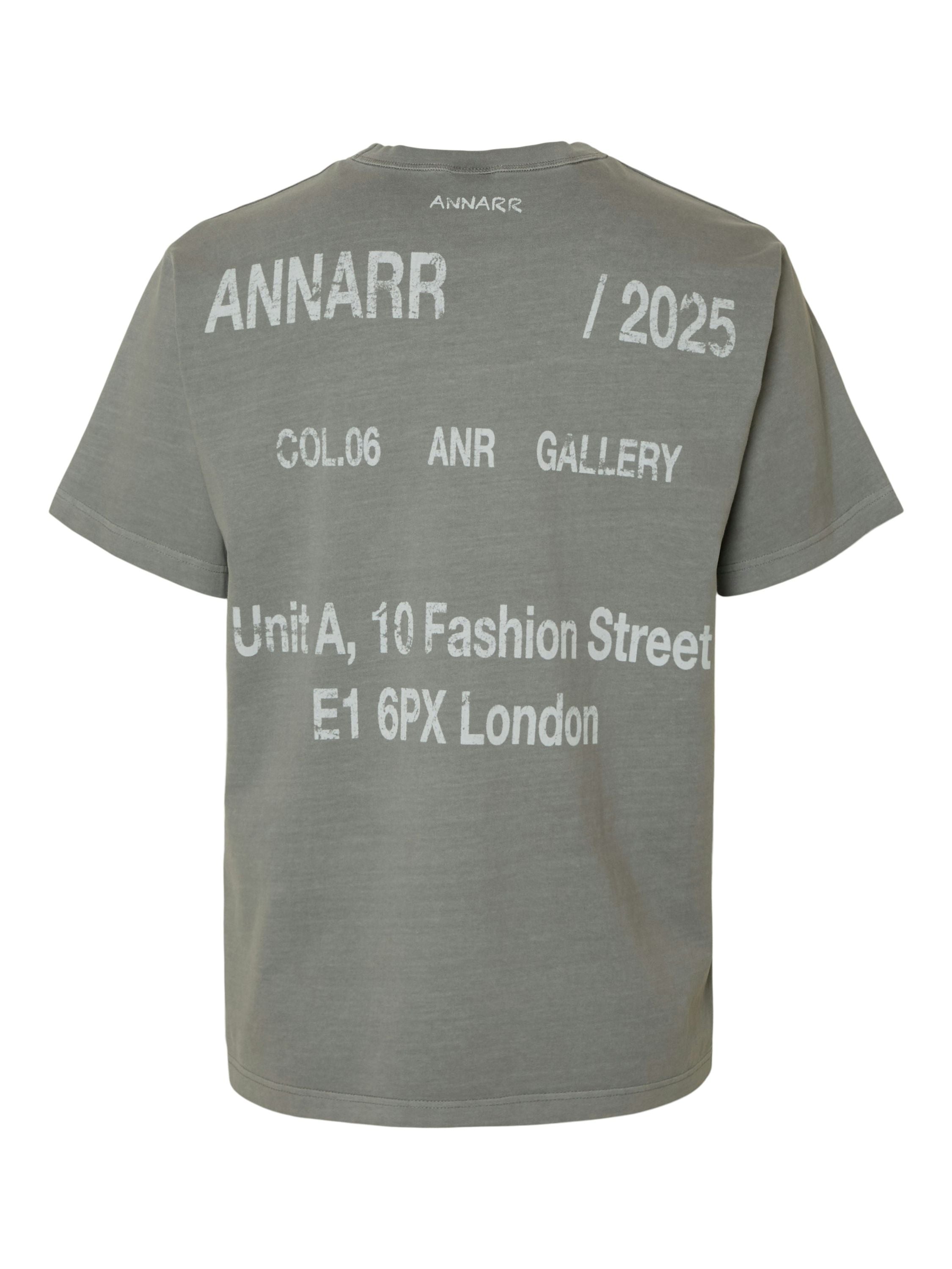 T-Shirt aus Bio-Baumwolle - Sharkskin/LONDON - Grau