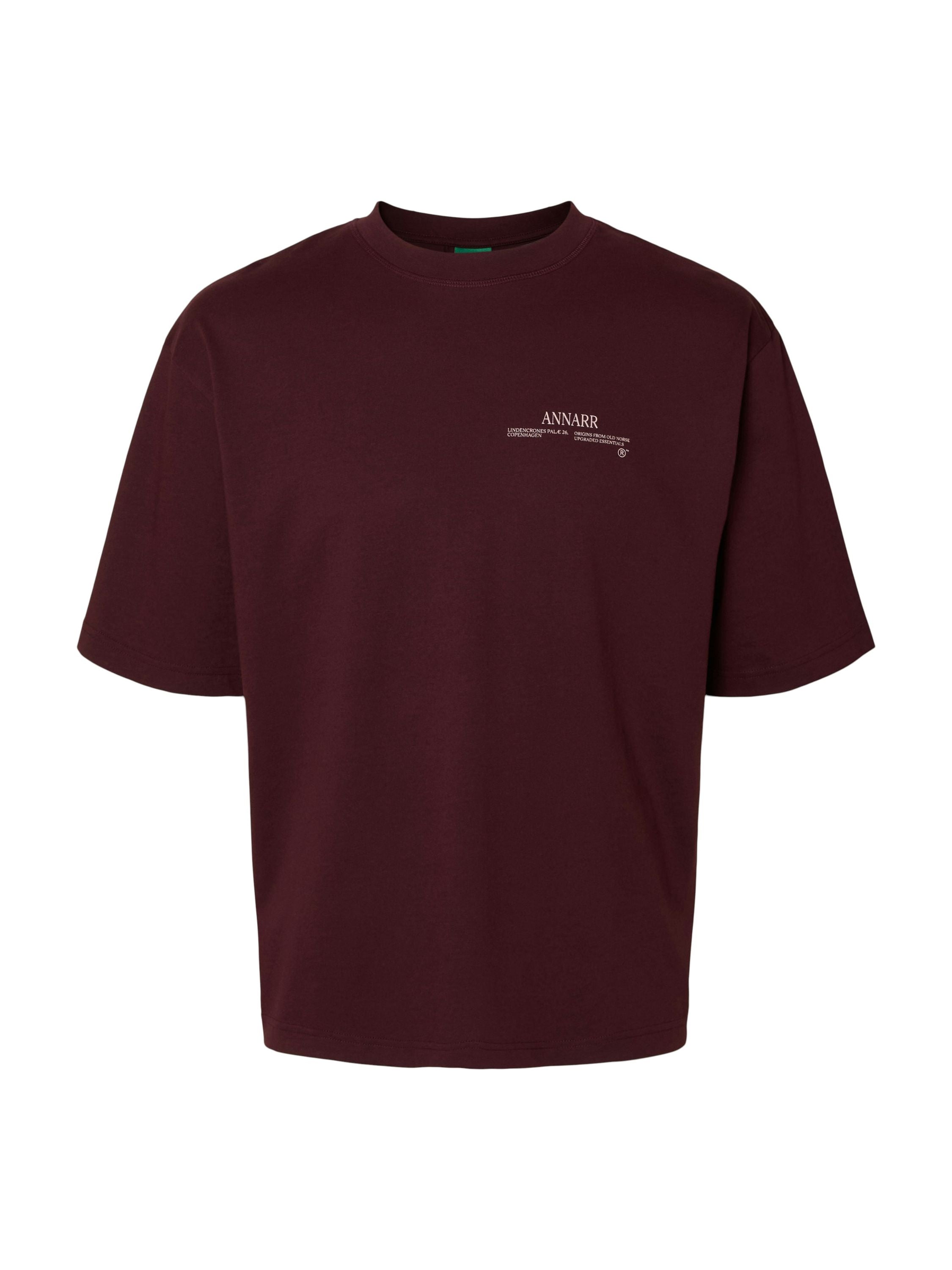 T-Shirt aus Bio-Baumwolle - Winetasting - Rot