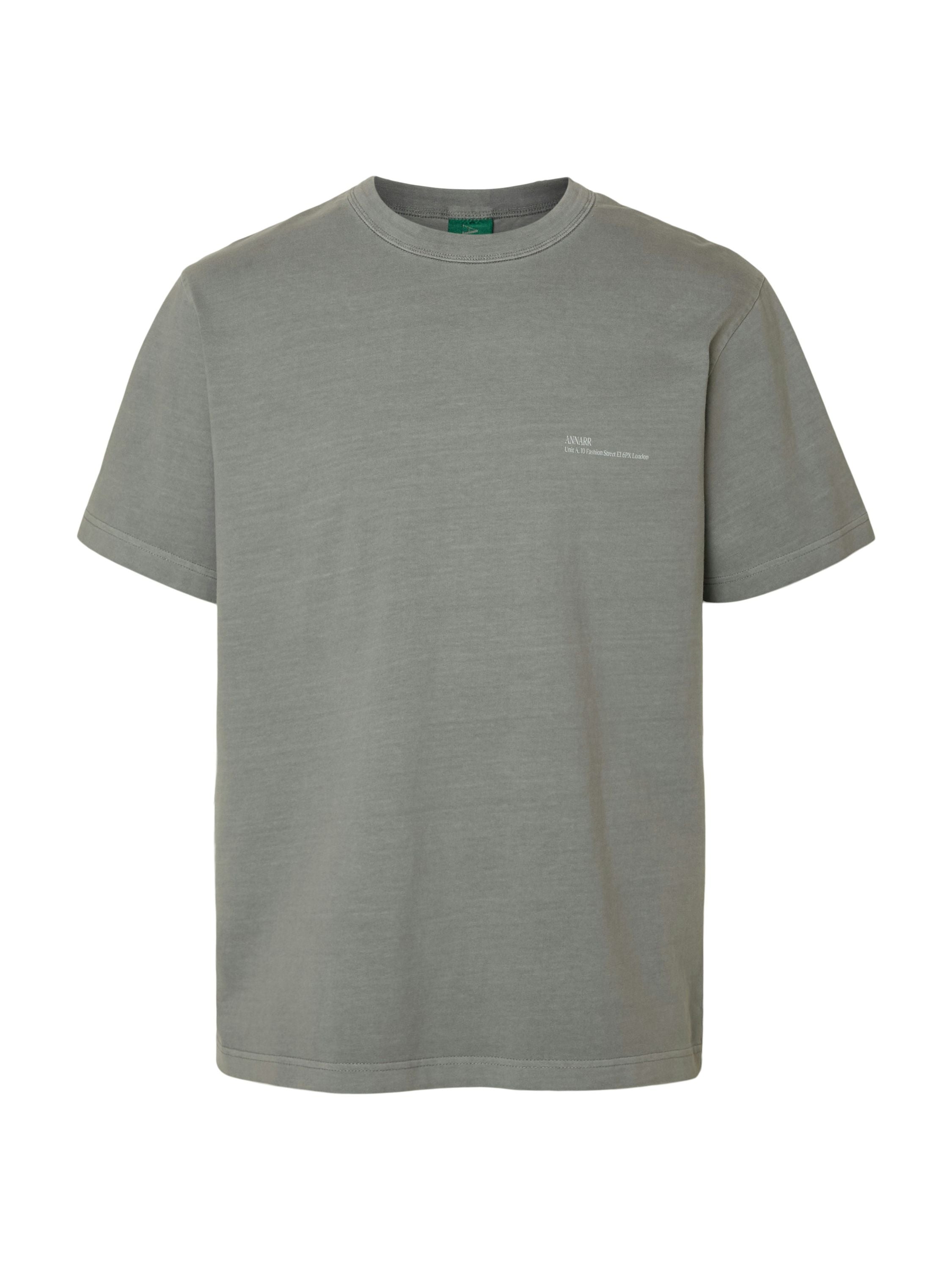 T-Shirt aus Bio-Baumwolle - Sharkskin/LONDON - Grau