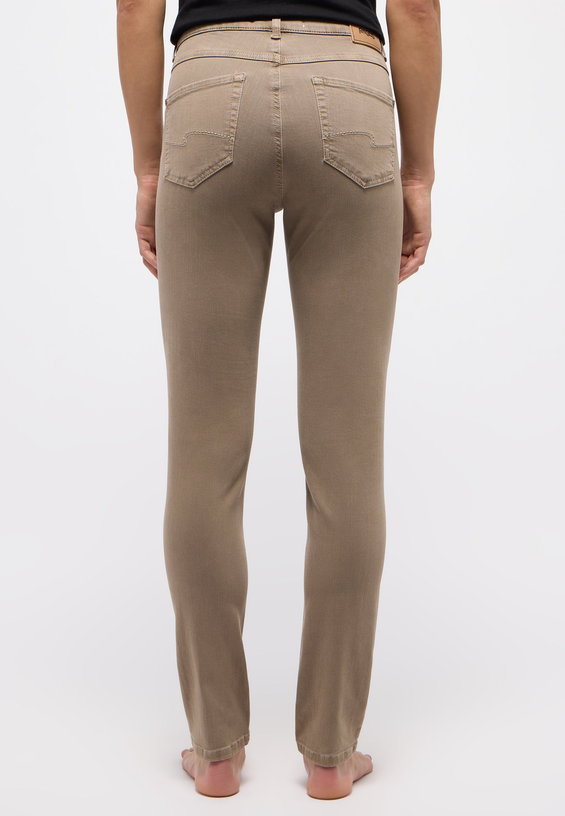Jeans Skinny Slim Fit - 44458-truffle used - Braun