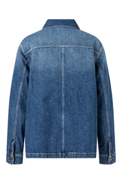 Jeansjacke aus Baumwolle - 433-Bright Blue 433 - Blau