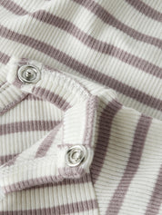 Body aus Rippstrick - Deauville Mauve - Rosa