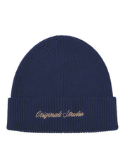 Strickmütze aus Baumwollmix - Ocean Cavern - Blau