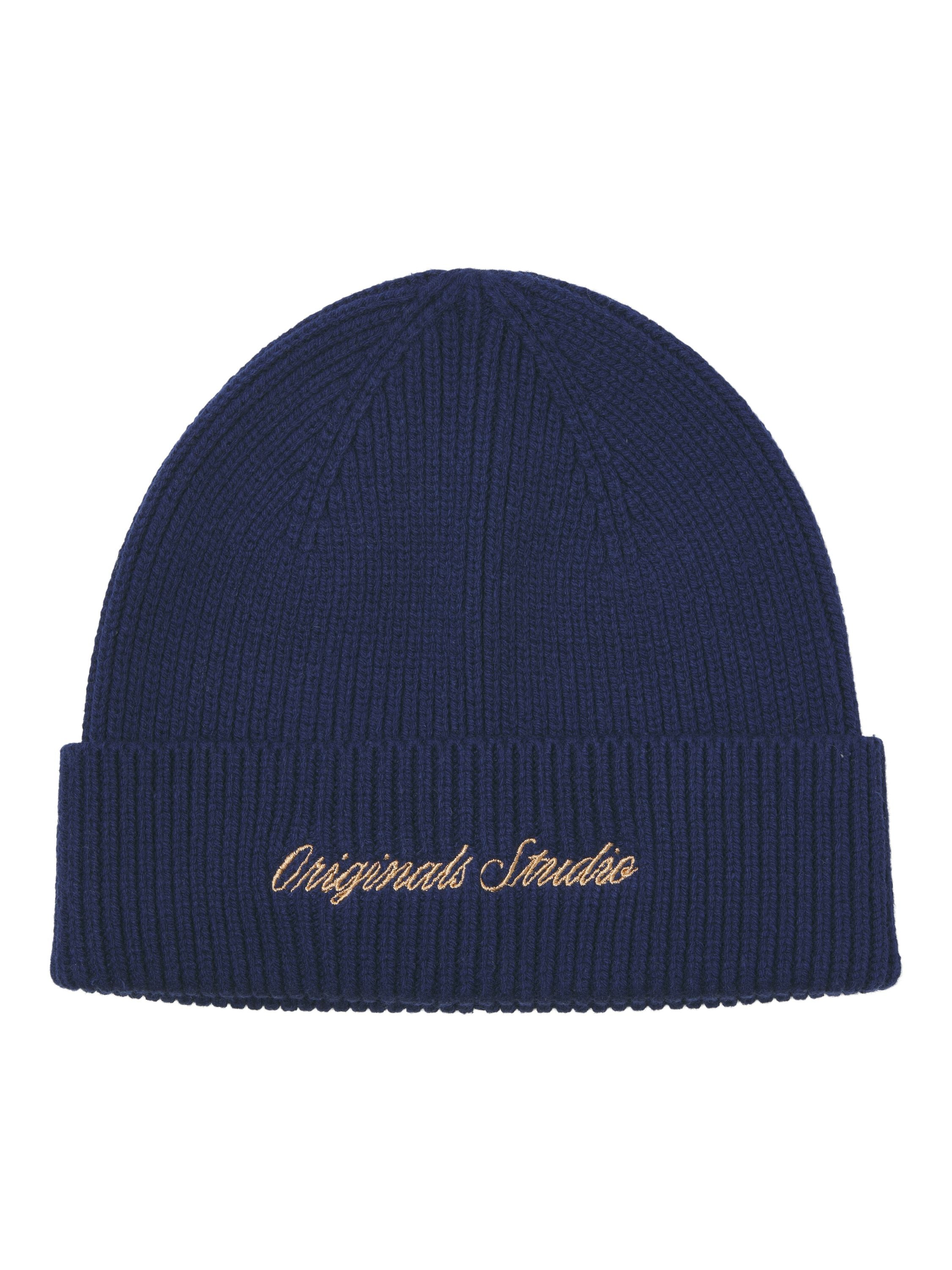 Strickmütze aus Baumwollmix - Ocean Cavern - Blau