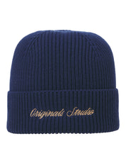 Strickmütze aus Baumwollmix - Ocean Cavern - Blau