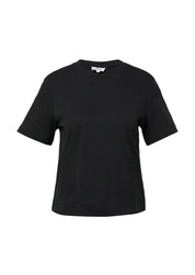 T-Shirt aus Baumwolle - 9999-GREY/BLACK - Schwarz