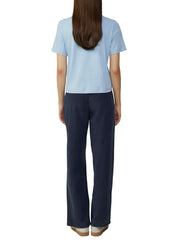 T-Shirt aus Baumwolle - 5083-BLUE - Blau