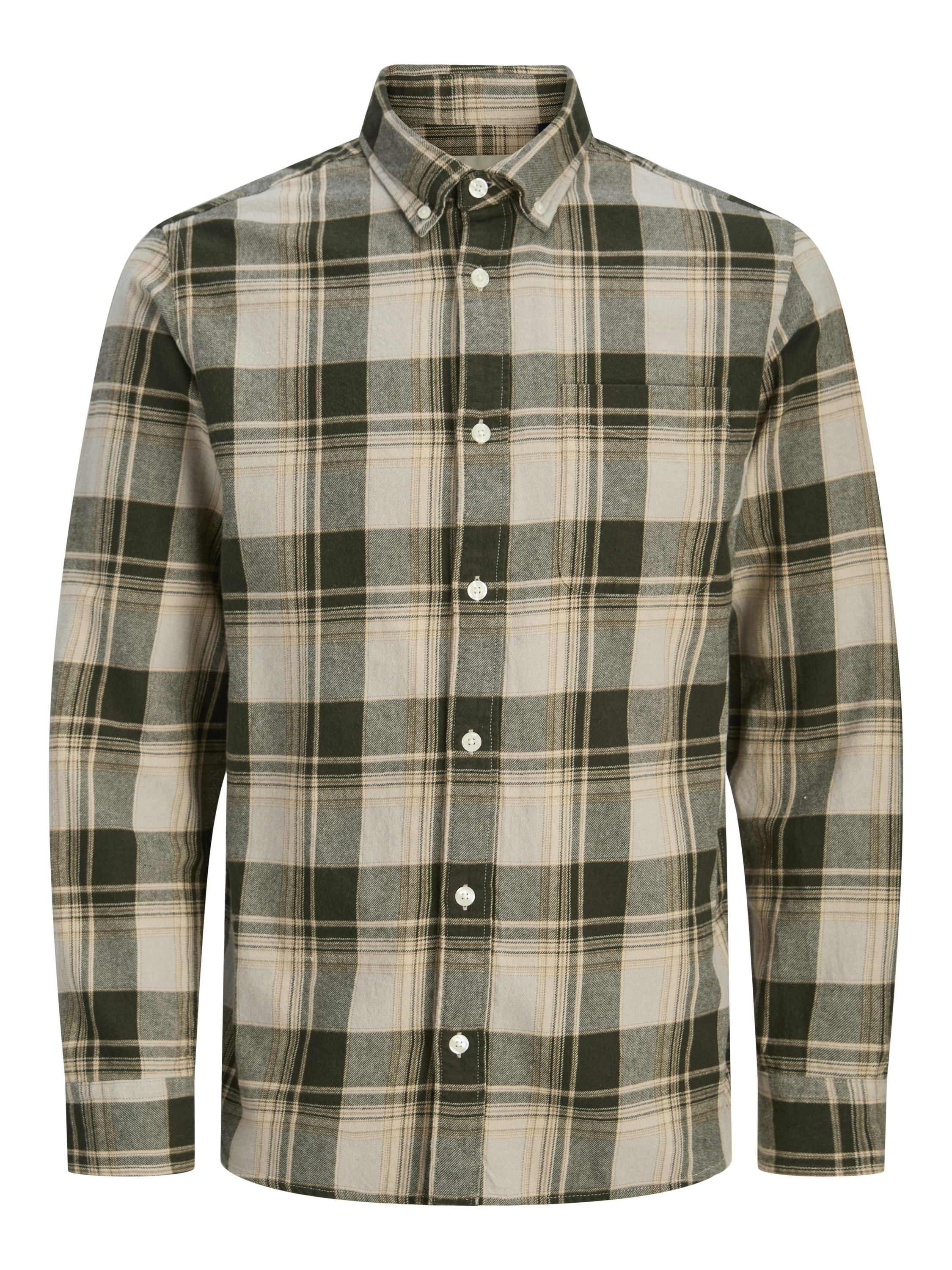 Hemd Regular Fit - Peat - Grau