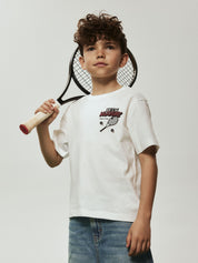 T-Shirt aus Bio-Baumwolle - Cloud Dancer - Weiß