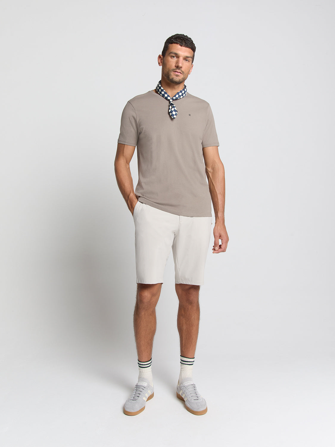 T-Shirt aus Baumwolle - 018-Clay - Beige