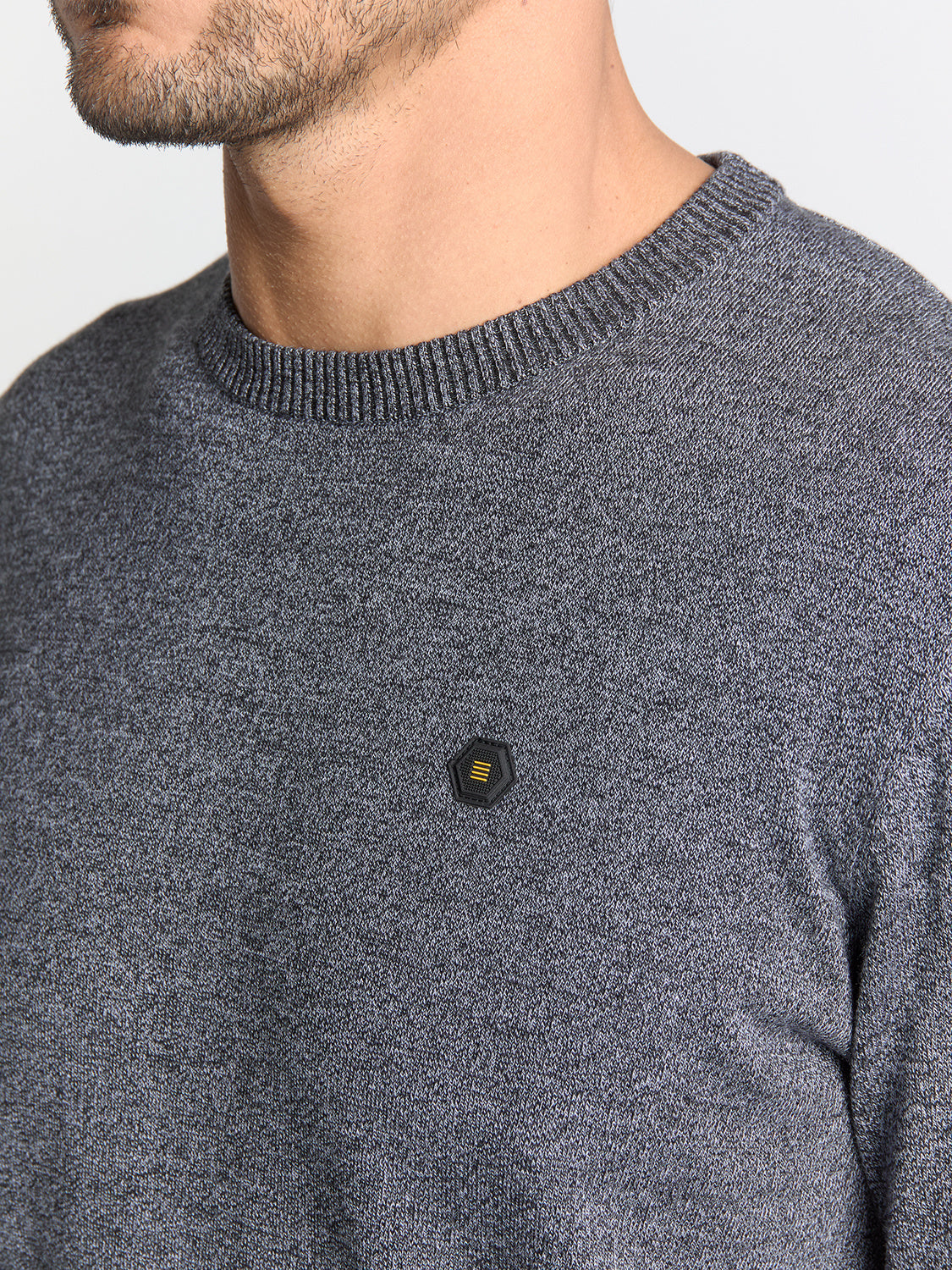 Strickpullover Regular Fit aus Baumwollmix - 138-Dusty Blue - Blau