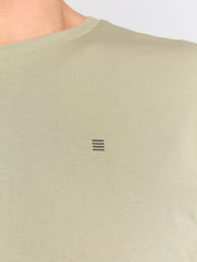 T-Shirt aus Baumwolle - 197-Light Moss - Grün