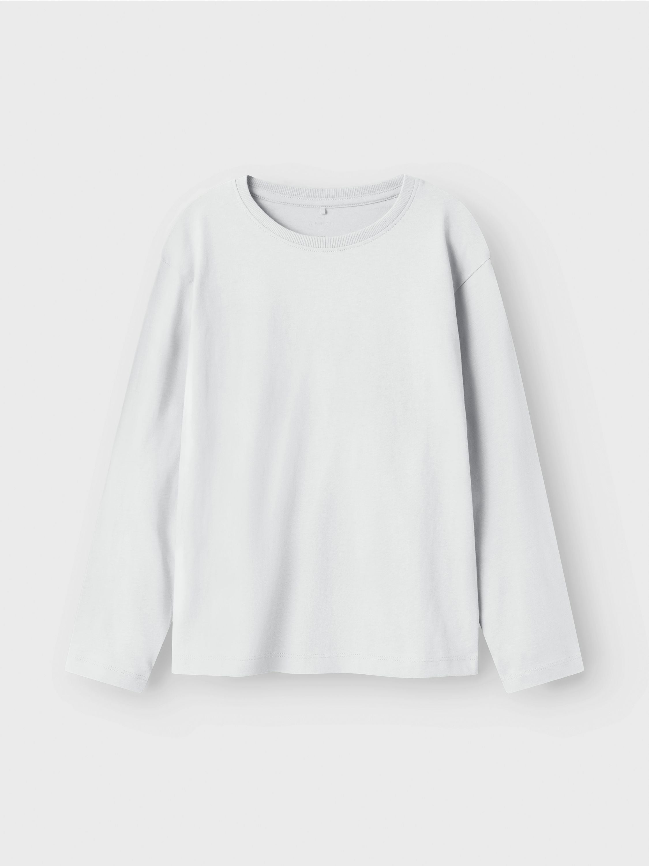 Langarmshirt - Bright White - Weiß