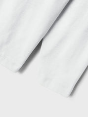 Langarmshirt - Bright White - Weiß
