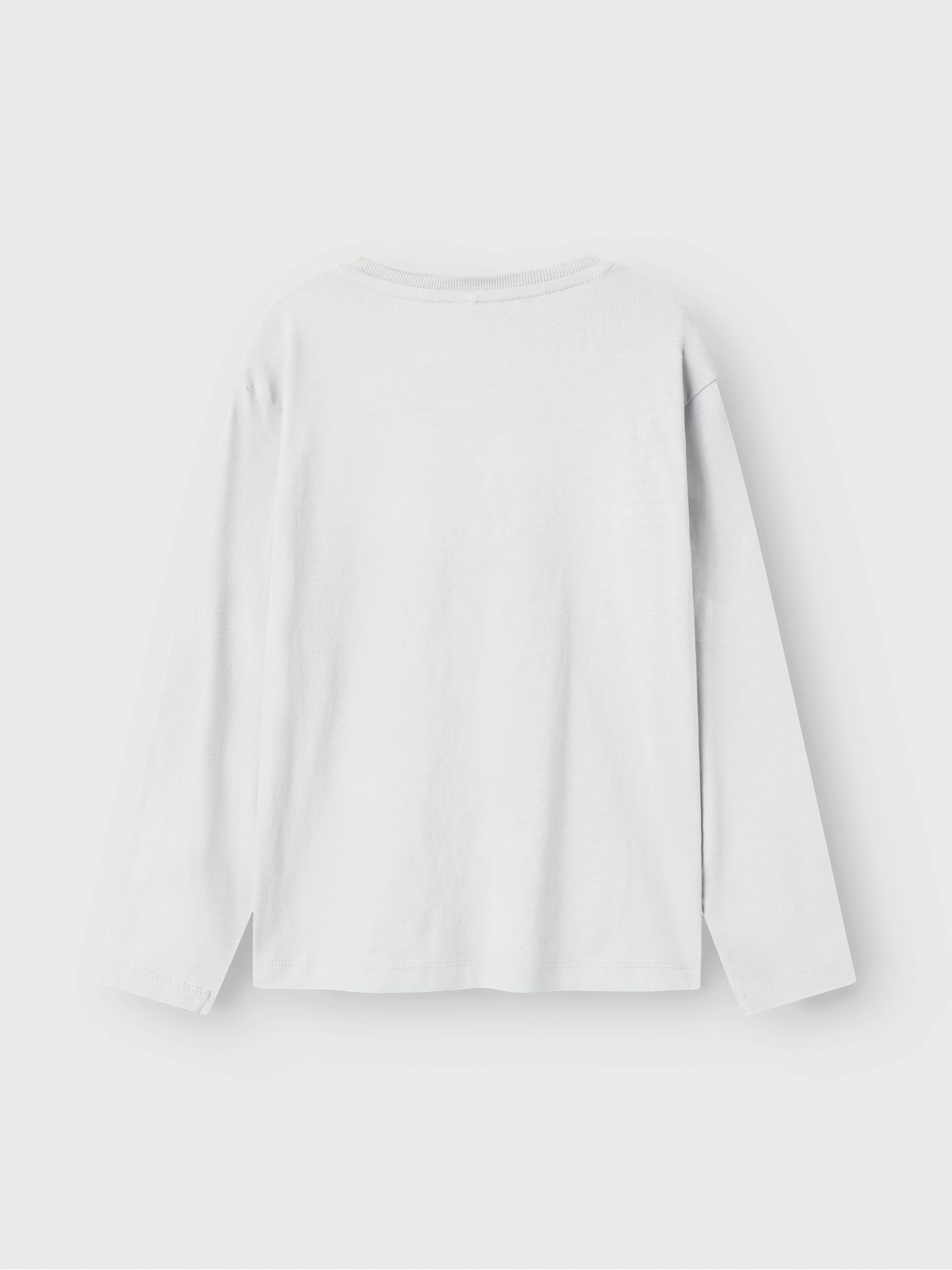 Langarmshirt - Bright White - Weiß