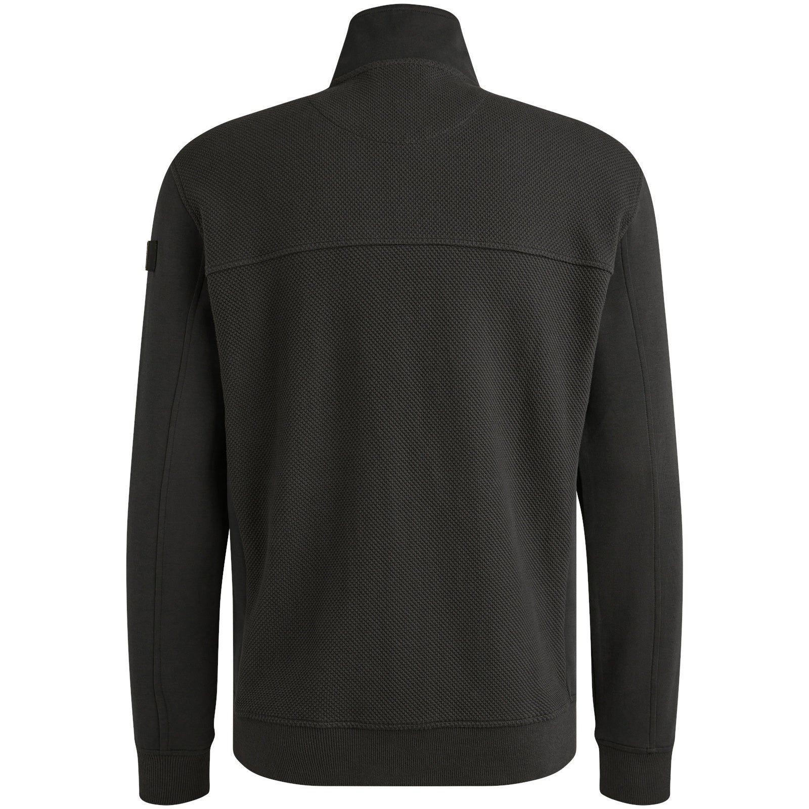 Sweatshirtjacke aus Baumwolle - 9140-Obsidian - Grau