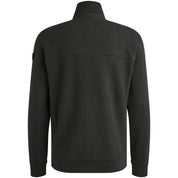 Sweatshirtjacke aus Baumwolle - 9140-Obsidian - Grau