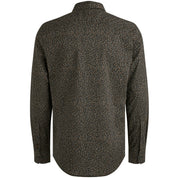 Freizeithemd gemustert Regular Fit - 9140-Obsidian - Grau
