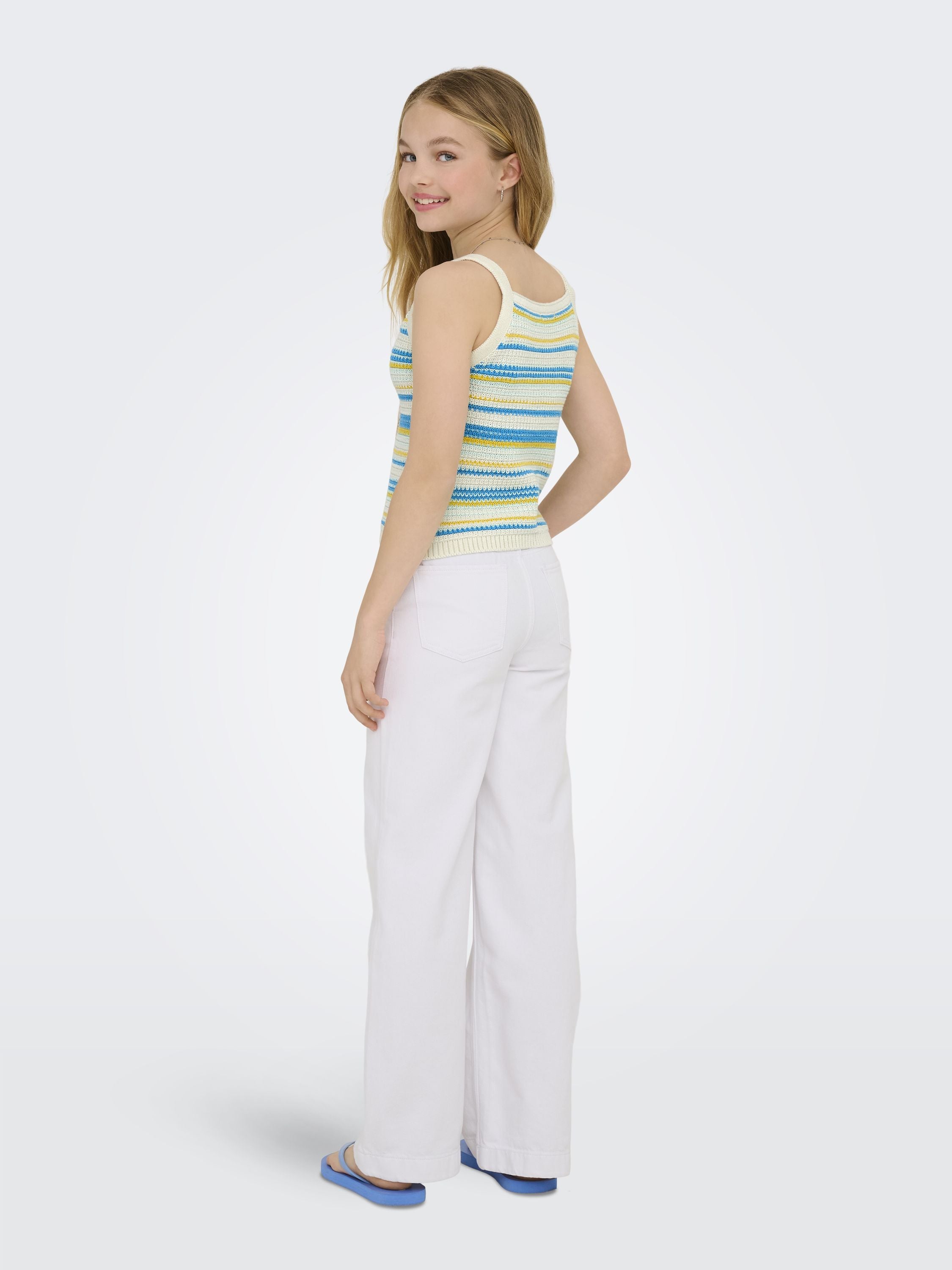Jeans Wide Leg - White - Weiß