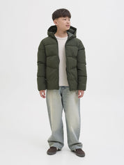 Winterjacke aus recycelten Polyester - Rosin - Grün