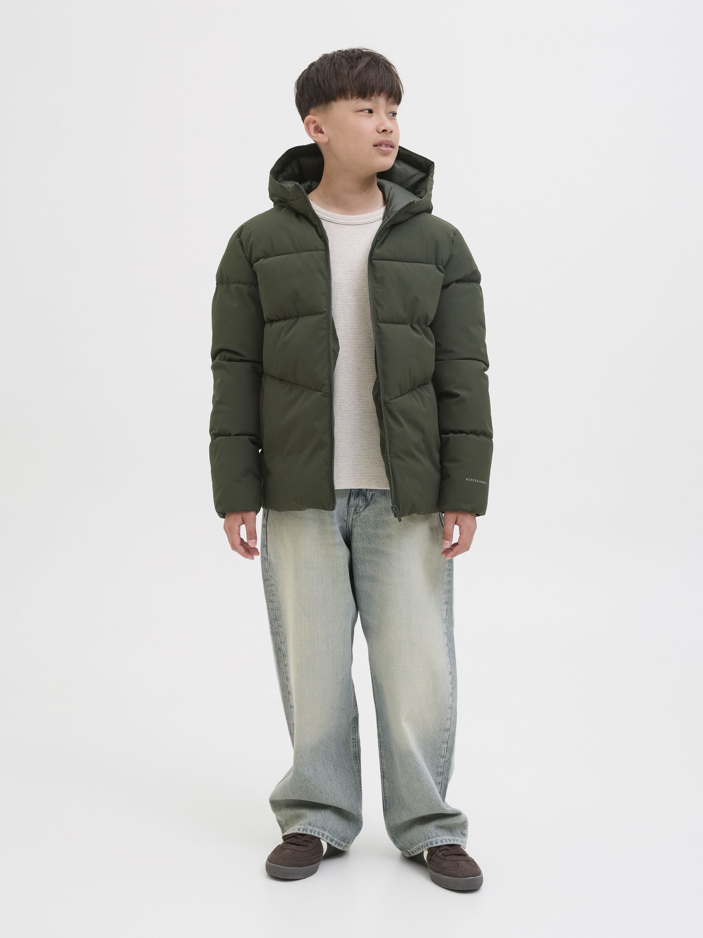 Winterjacke aus recycelten Polyester - Rosin - Grün