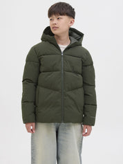 Winterjacke aus recycelten Polyester - Rosin - Grün