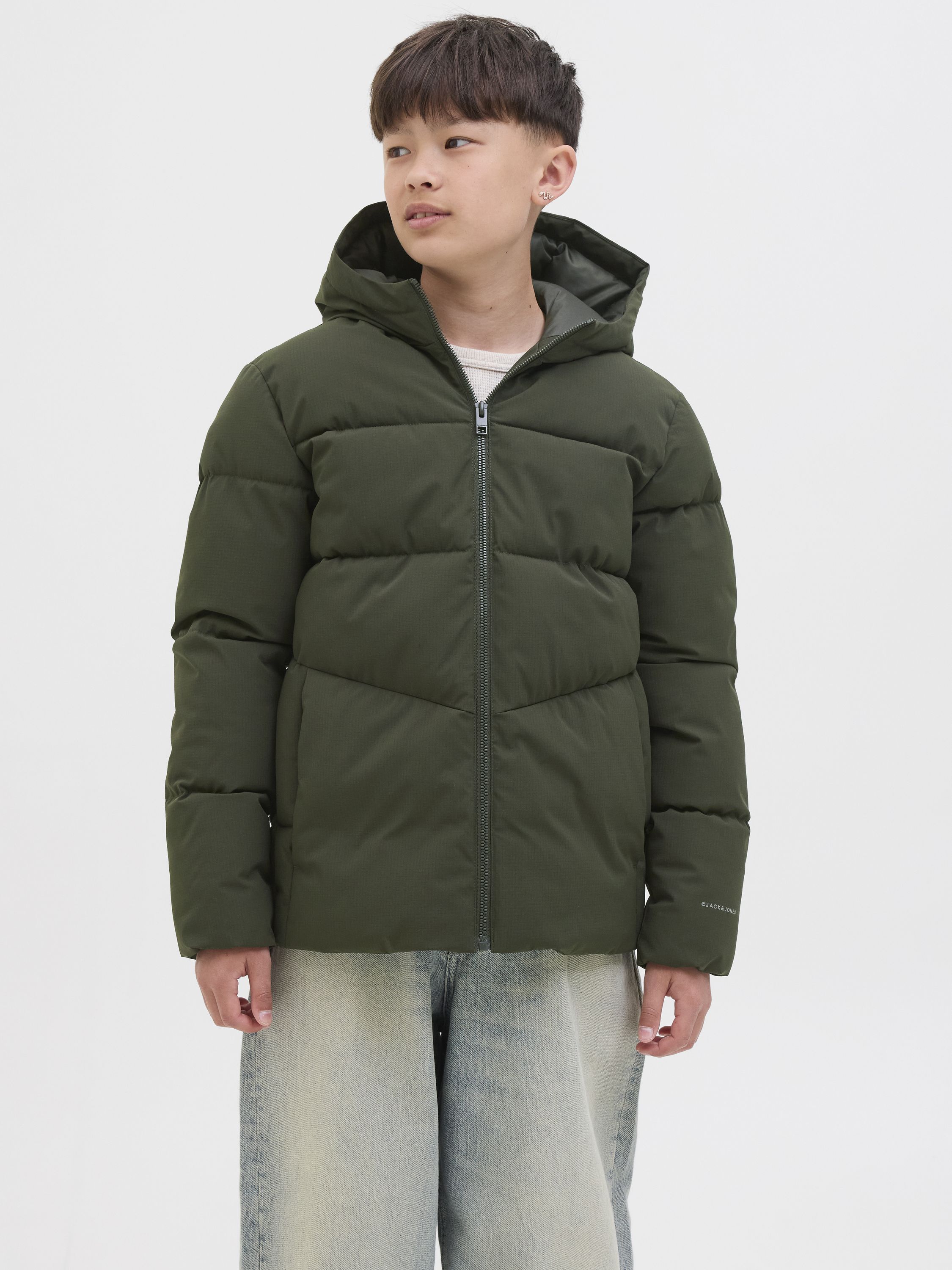 Winterjacke aus recycelten Polyester - Rosin - Grün