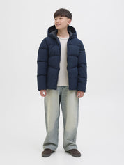 Winterjacke aus recycelten Polyester - Sky Captain - Blau