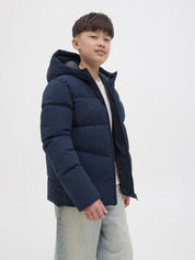 Winterjacke aus recycelten Polyester - Sky Captain - Blau