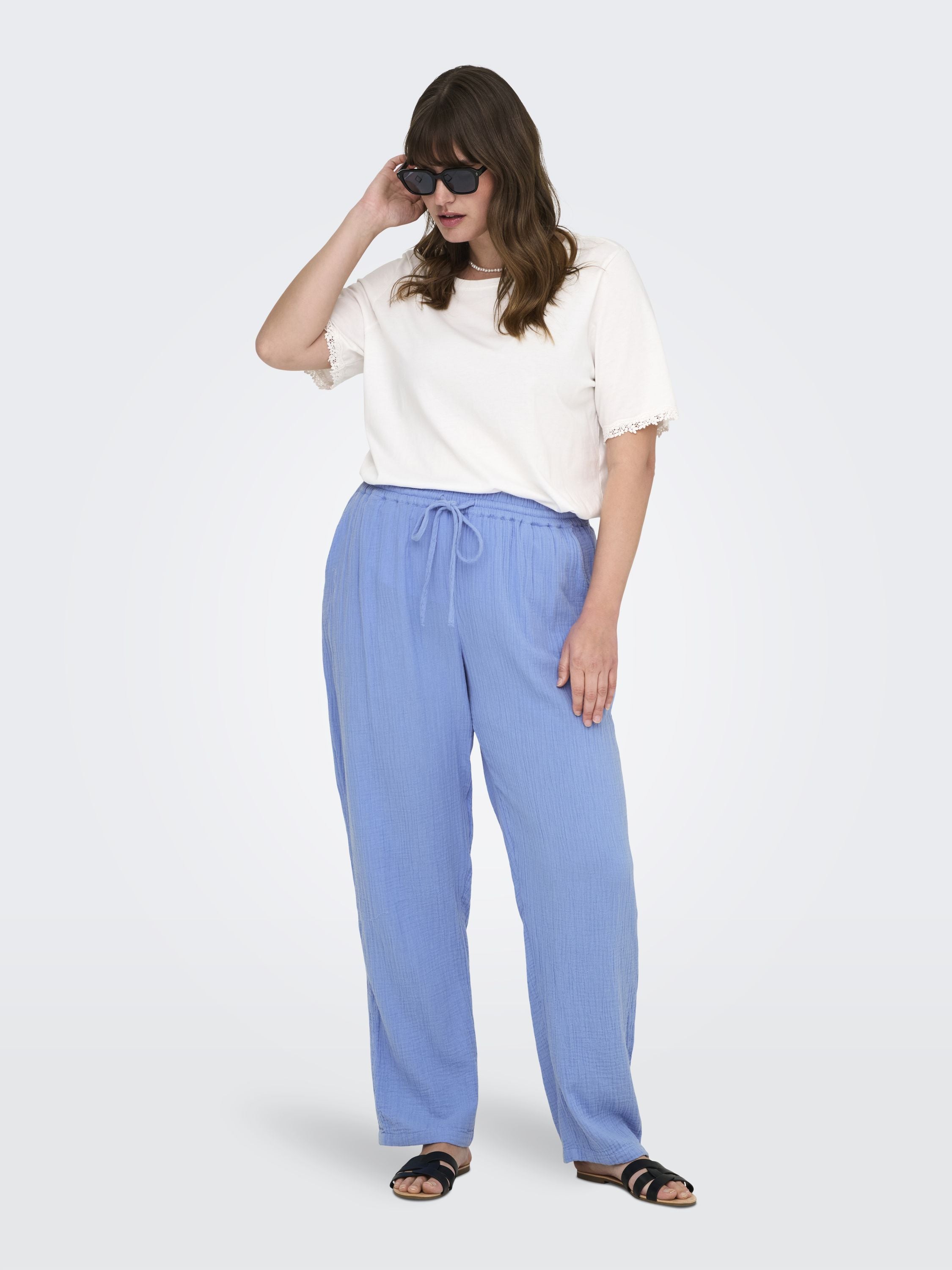 Freizeithose THYRA Comfort Fit - Provence - Blau