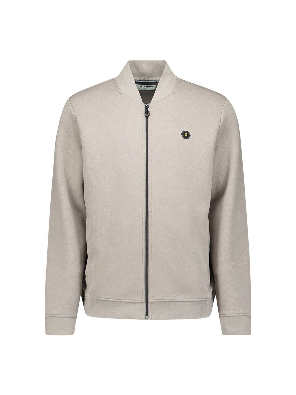 Sweatshirtjacke - 018-Clay - Beige