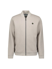 Sweatshirtjacke - 018-Clay - Beige