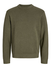 Strickpullover aus Baumwolle - Stone Gray/Melange - Grau