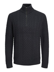Strickpullover aus Baumwollmix - Dark Navy - Blau