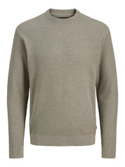 Strickpullover aus Baumwolle - Greige/Twist - Beige