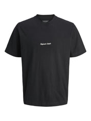T-Shirt aus Baumwolle - Black - Schwarz