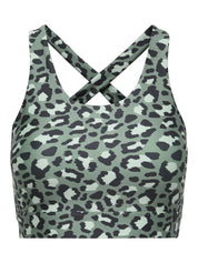 Sport-BH ONPMILLE - Laurel Wreath/Leo AOP - Grün