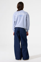 Sweatshirt aus Baumwolle - 5562-frost blue - Blau