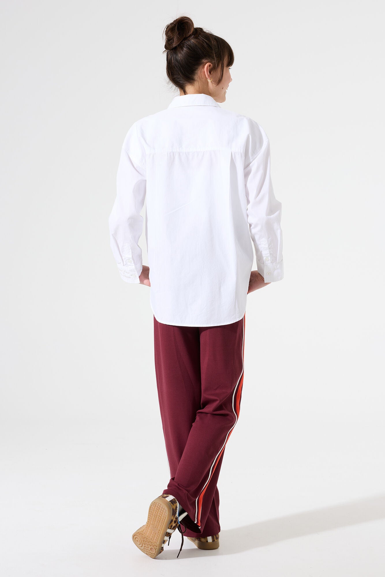 Hemdbluse aus Baumwolle - 53-off white - Weiß