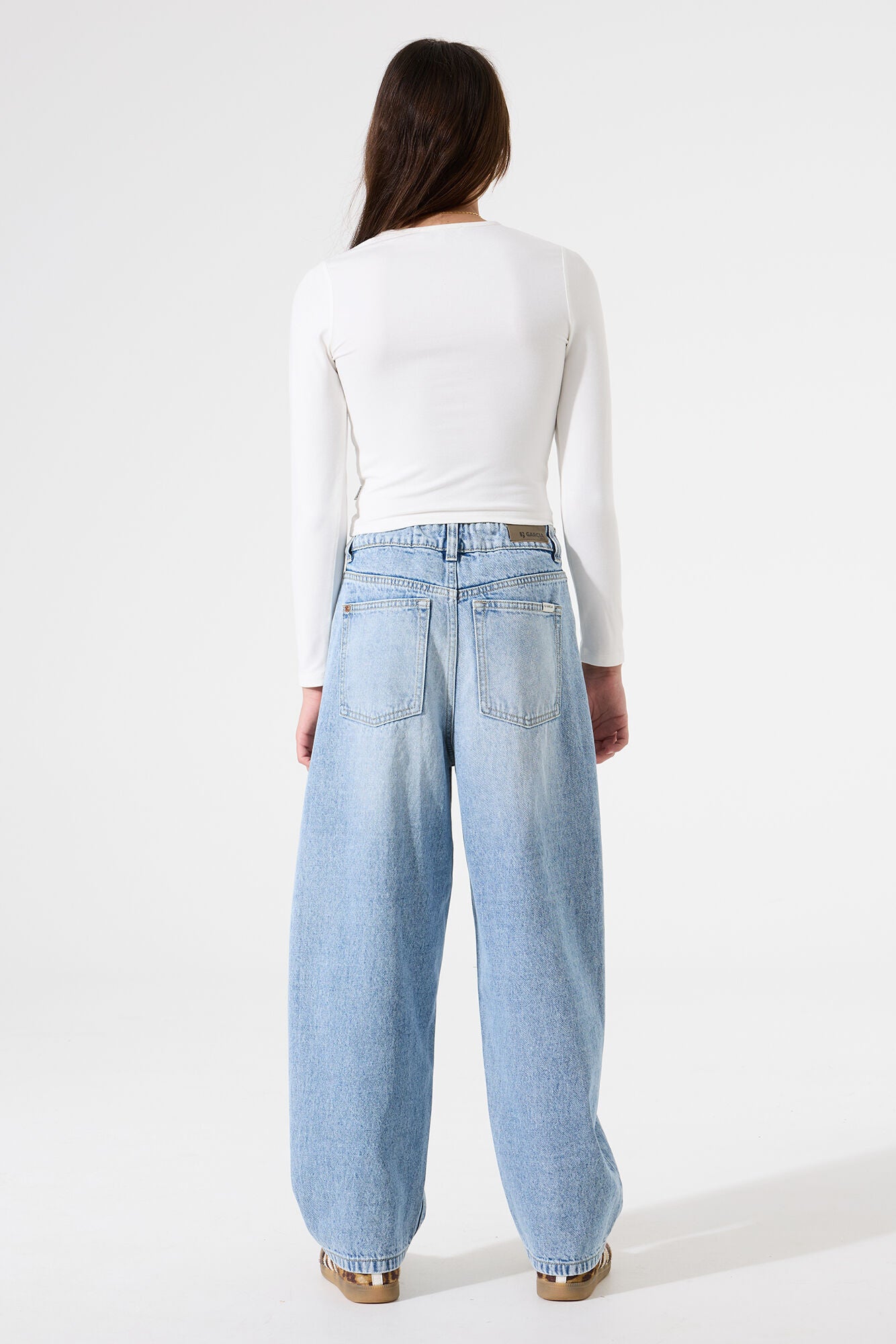 Langarmshirt aus Viskose - 53-off white - Creme